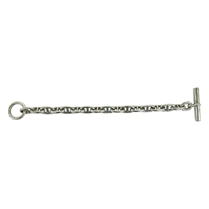 Hermes Chaine D'ancre MM 16 Links Cursive Logo Chain Bracelet — view 7