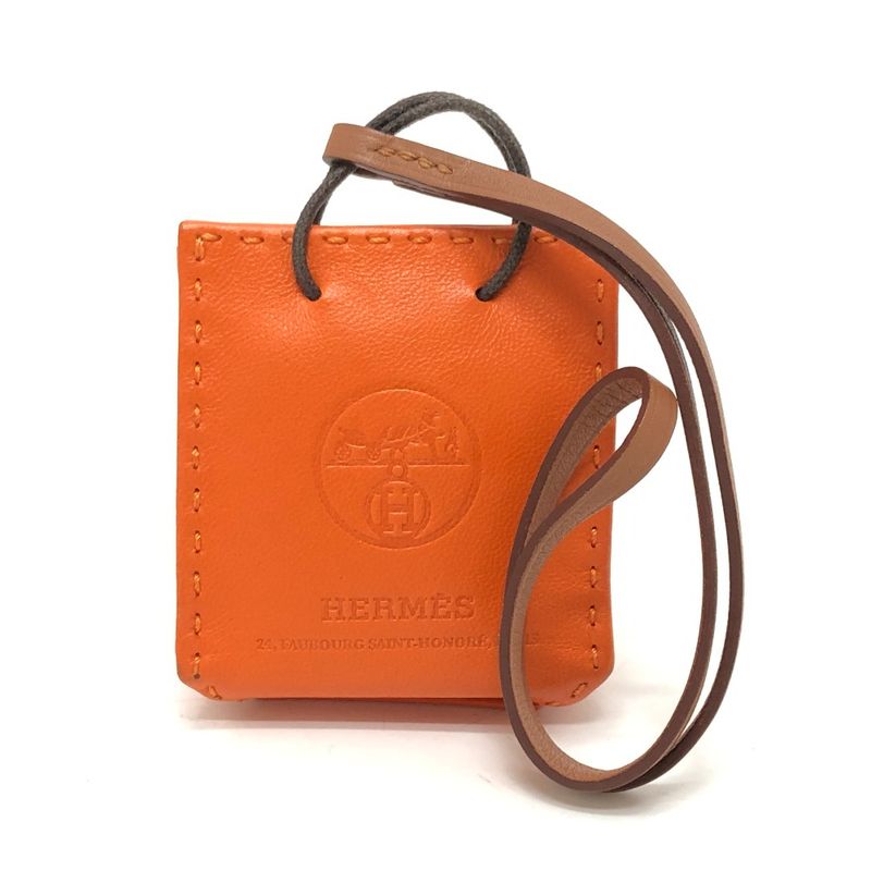 Hermes Bag Charm Sac Oranje Anjomiro Fou Orange