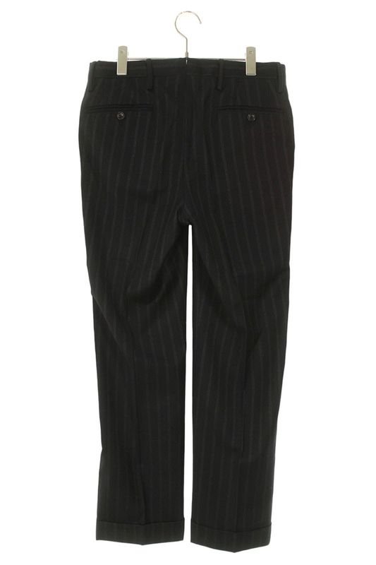 Gucci 107245 Z95251000 Striped Wool Slacks Long Pants Men 44
