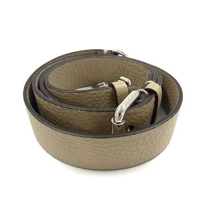 Fendi Leather Bag Crossbody Strap Grey Fn0601 — view 2