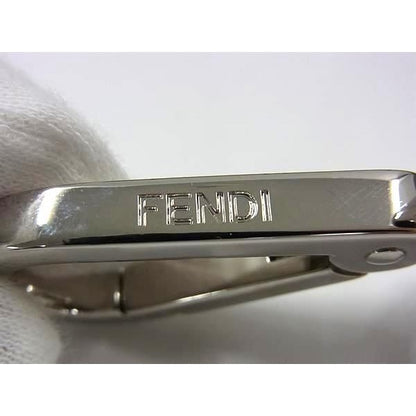 Fendi Leather Bag Crossbody Strap Grey Fn0601 — view 4