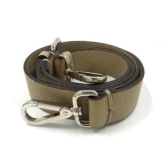 Fendi Leather Bag Crossbody Strap Grey Fn0601
