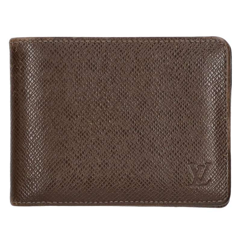Louis Vuitton M30958 Portefeuille Taiga Leather Bifold Wallet Men's