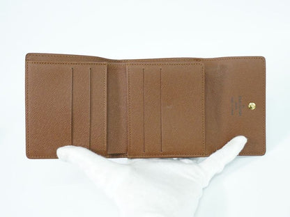 Authentic Louis Vuitton LV Porte Monebier Carte Cles Di Monogram Fold Wallet