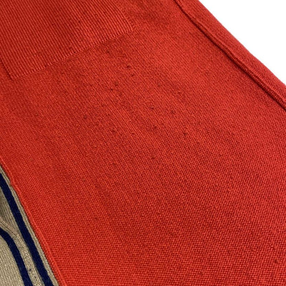 Chanel Cardigan Size 36 S Women - P62918 Red X Dark Navy X Brown Long Length /