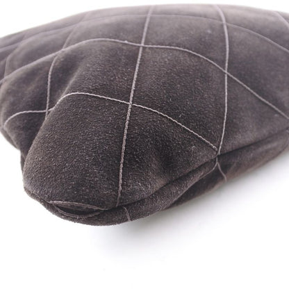 Chanel Chain Shoulder Fringe Suede Brown Women Shoulder Bag