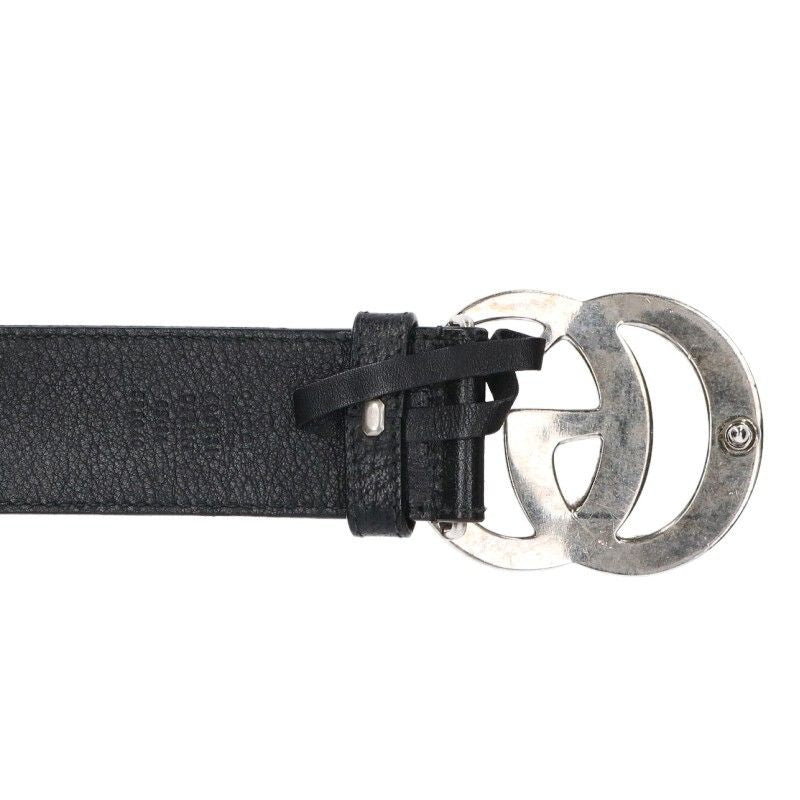 Gucci 406831 Double G Buckle Leather Belt Men's 85 34