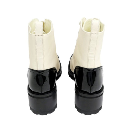 Chanel Shorts Fake Pearl White Black G45183 Size 38C Shoes Ladies