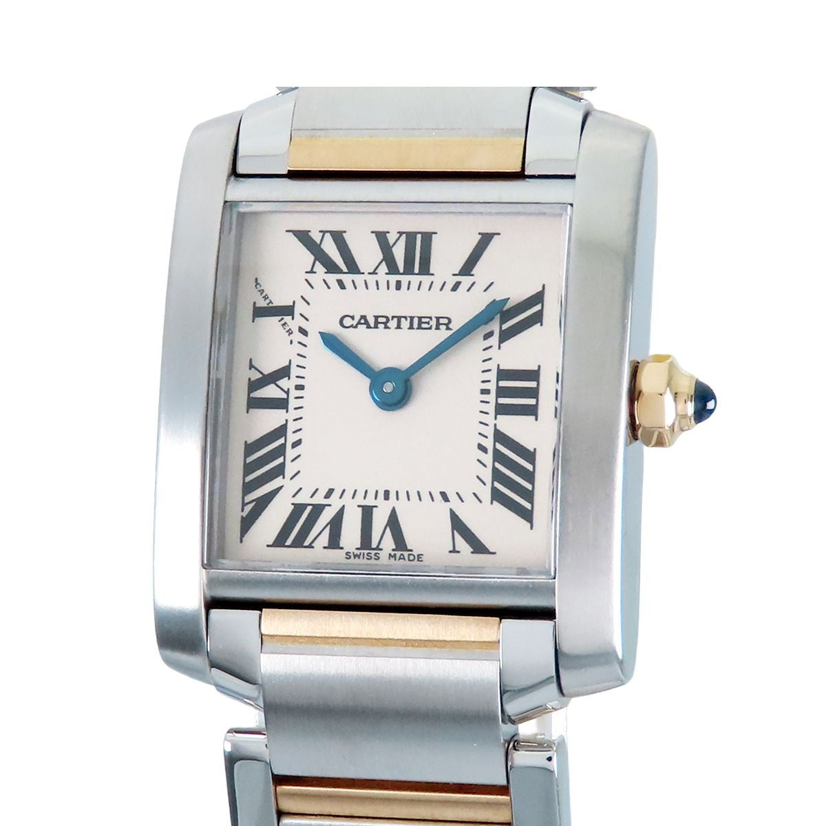 Cartier Tank Francaise SM Ivory SS YG Watch Quartz