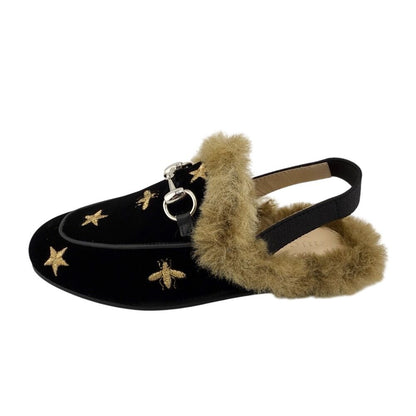 Gucci Sandals Suede Black