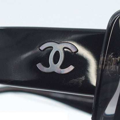 Chanel Sunglasses Black Acetate CC Logo Eyewear — view 4