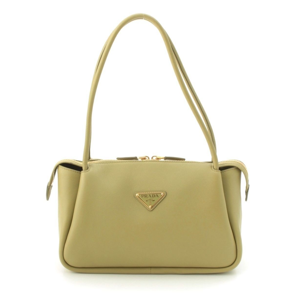 Prada Darling Leather Shoulder Bag Pistachio Light Green
