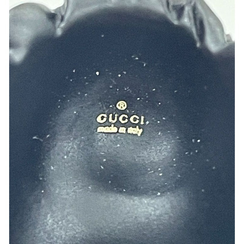 Gucci Michele Lionhead Interlocking G Logo Ring No 13 Metal Black — view 10