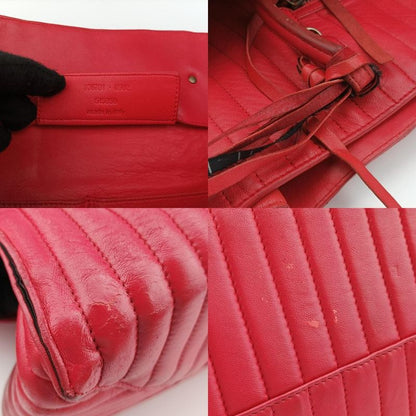 Balenciaga Quilted Paper A4 Tote Bag Red Leather 2367016502 515859