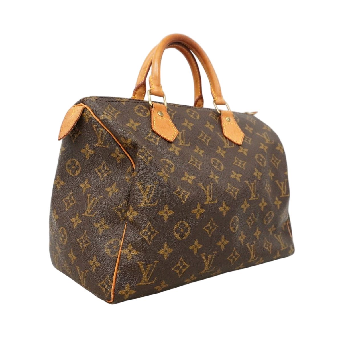 Louis Vuitton Handbag Monogram Speedy 30 Brown — view 2