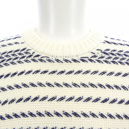 Dior Knit Sweater White Navy — view 5