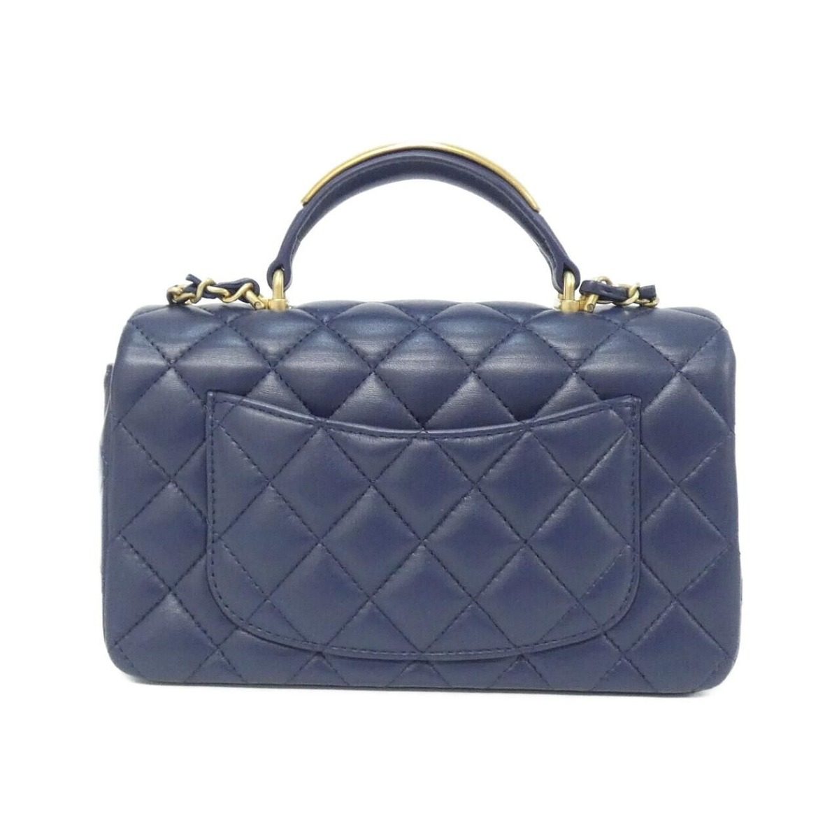 Chanel Bag Handbag Gold — view 2