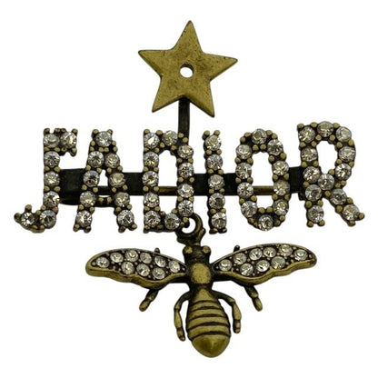 Dior Ja Brooch Pin Bee Logo Accessories Rhinestone