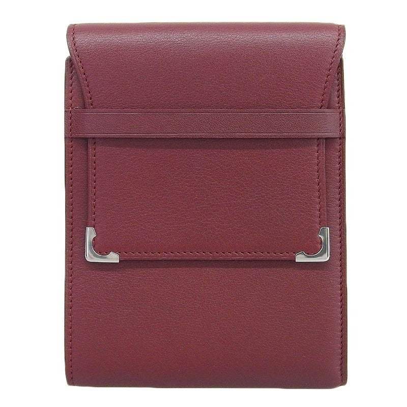 Cartier Current Tag Cabochon Leather Wallet Trifold