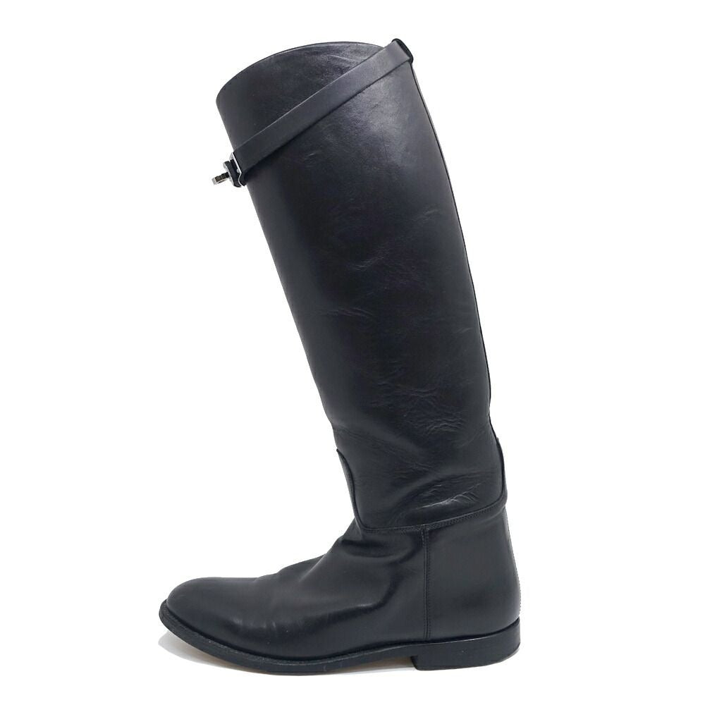 Hermes Jumping Boots Kelly Buckle Long 38 JP