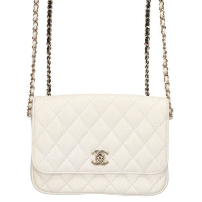Chanel Lambskin Crossbody Chain Shoulder Bag Women