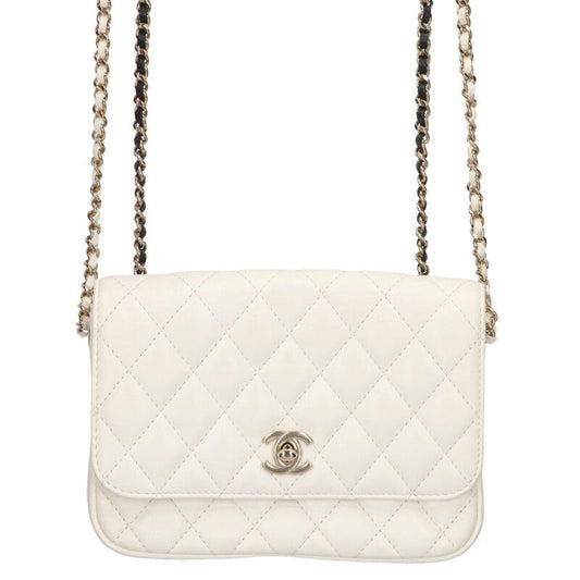 Chanel Lambskin Crossbody Chain Shoulder Bag Women