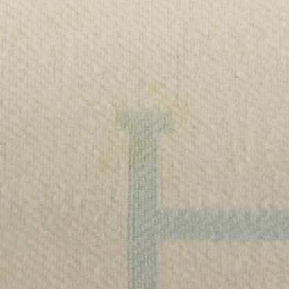 Hermes Baby Blade Avalon Blanket Swaddling Cashmere And Wool White/light Blue _