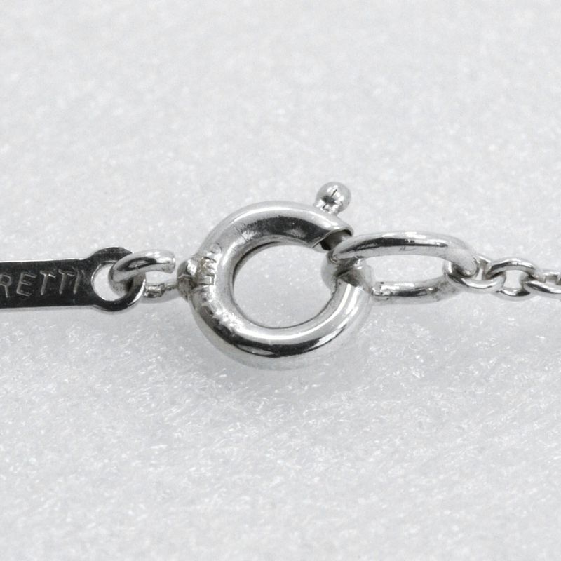 Tiffany & Co Bean Elsa Peretti 925 Silver Ladies 11g Necklace