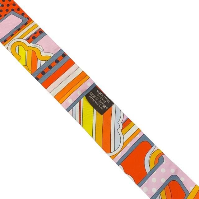 Hermes Scarf Twilly Scarf Hermes Ribbon Scarf Faubourg Rainbow Accessories Silk