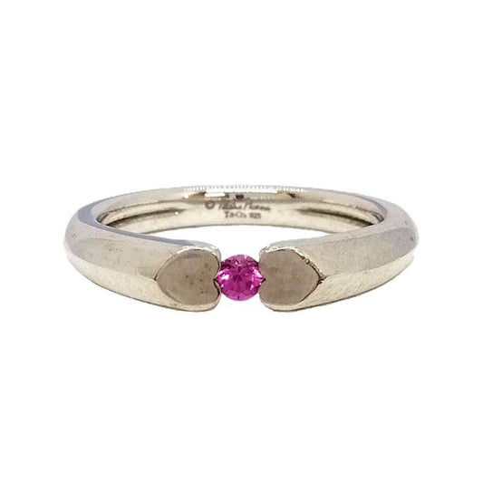Tiffany & Co Tiffany & Co Tenderness Heart Ring Ring Pink Sapphire Approx Size