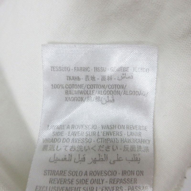 Gucci 565806 Xjazy Blade Print T-Shirt Short Sleeve Top White Size M Men's