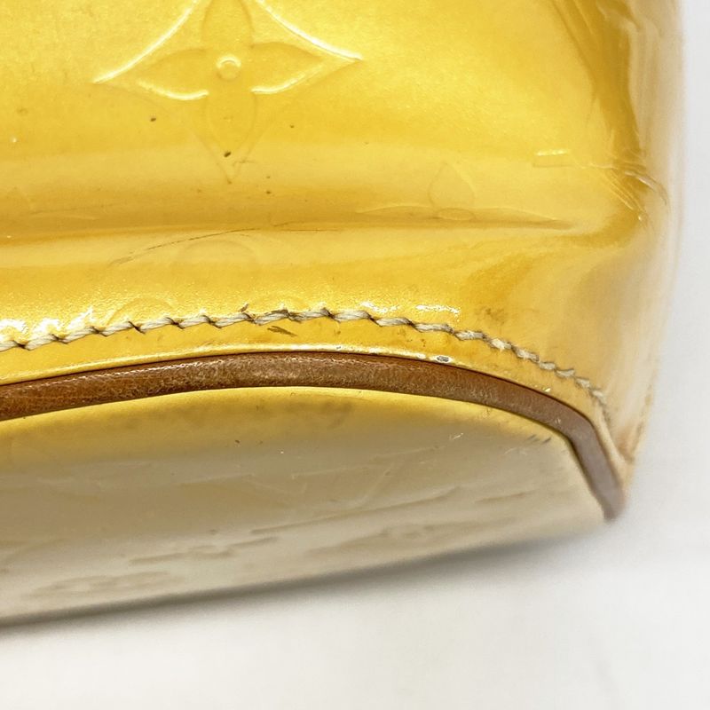 Louis Vuitton Tote Bag Vernis Houston M91004 Beige Women's