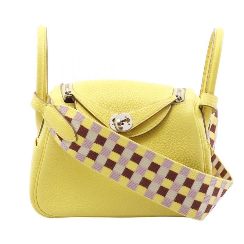 Hermes Shoulder Bag Lindy Mini Maxi Cadrille Lime Other