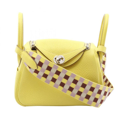 Hermes Shoulder Bag Lindy Mini Maxi Cadrille Lime Other