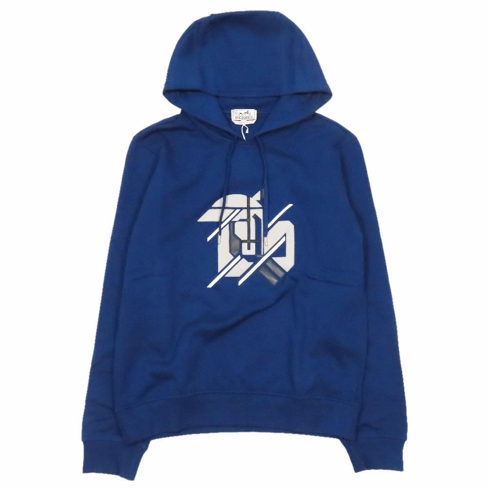 Hermes Chevaux en Symetrie Pullover Hoodie Sweatshirt Long Sleeve Brushed