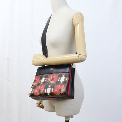 Prada Shoulder Bag Bibliotheque Pr85564 Shoulder Bag Leather Shoulder Bag Ladies