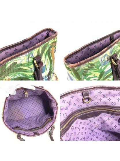 Louis Vuitton Tote Bag Eye All Cabas PM Leather Canvas