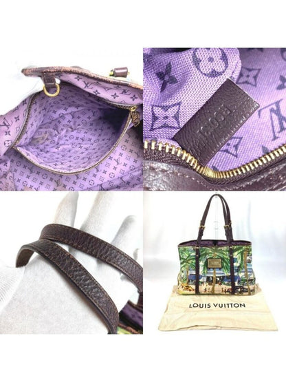 Louis Vuitton Tote Bag Eye All Cabas PM Leather Canvas
