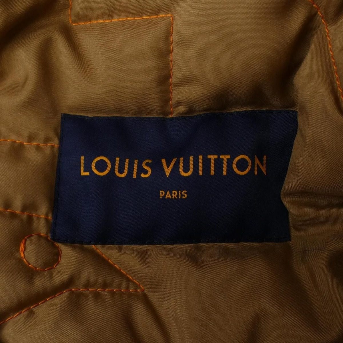 Louis Vuitton Hooded Padded Denim Jacket — view 5