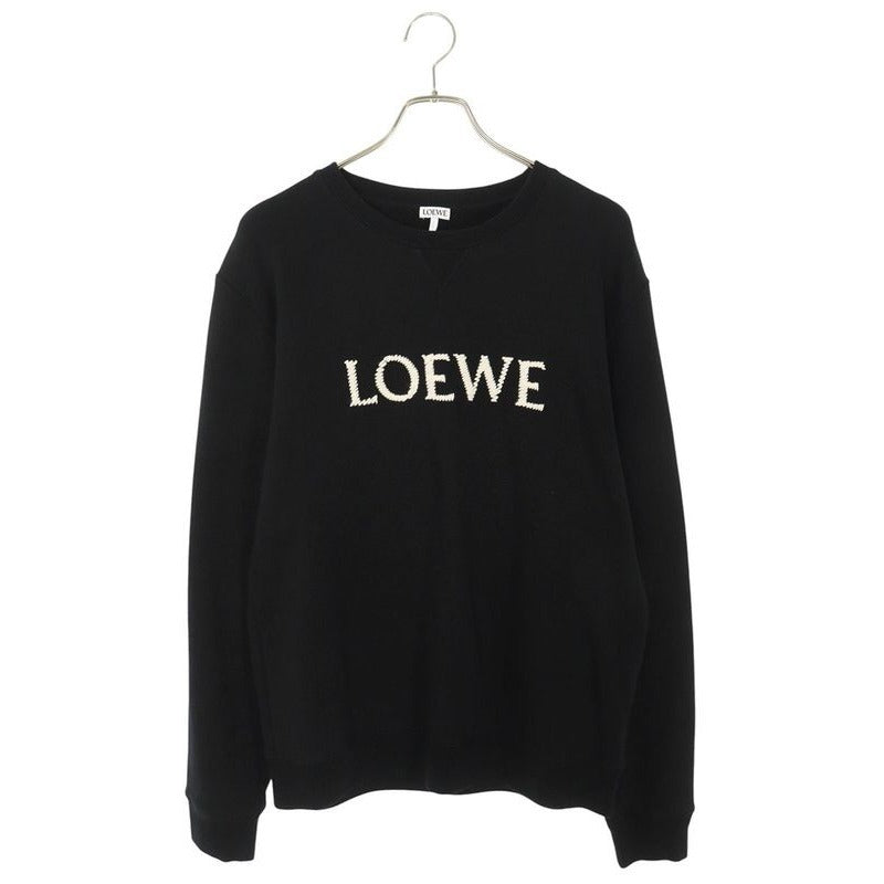 Loewe H526 Y24 J26 Logo Embroidered Crew Neck Sweatshirt XL