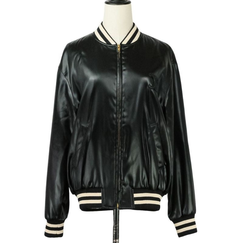 Celine Kazak Jacket Triomphe Stadium 2 V46 J199 Q Size 36 Black Ladi 22SS