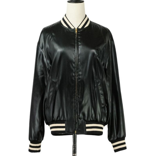Celine Kazak Jacket Triomphe Stadium 2 V46 J199 Q Size 36 Black Ladi 22SS