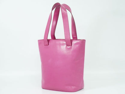 Authentic Celine Leather Tote Handbag Pink Bag Pre-owned [follow-up Discount]