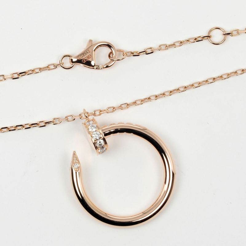 Cartier Juste Un Clou 18K Pink Gold And Diamonds Ladies 5.66g Necklace
