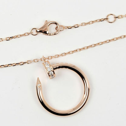 Cartier Juste Un Clou 18K Pink Gold And Diamonds Ladies 5.66g Necklace