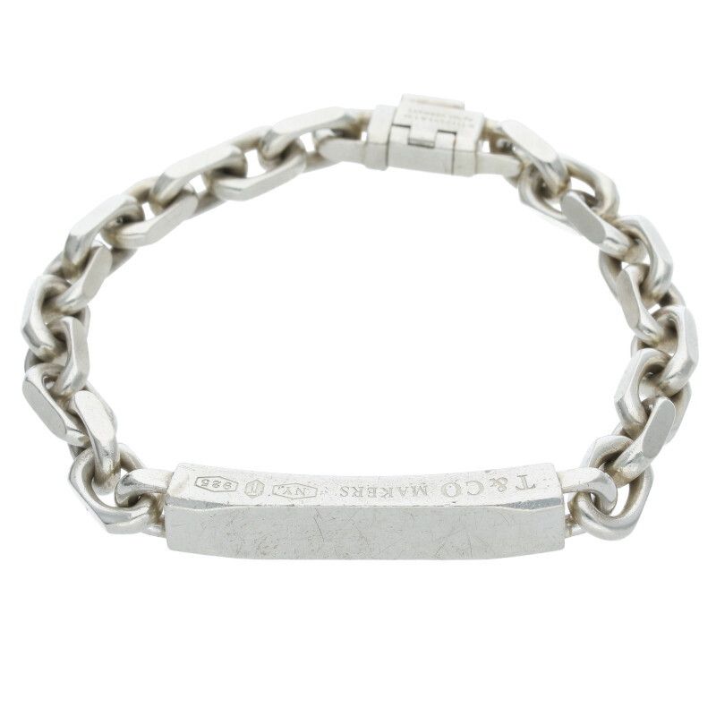 Tiffany & Co 1837 Makers ID Silver Bracelet Men's