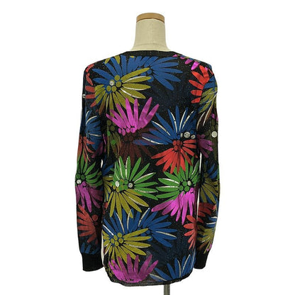 Chanel - Multicolor CC LOGO Embellished Cardigan Knit Cardigan With Bijoux