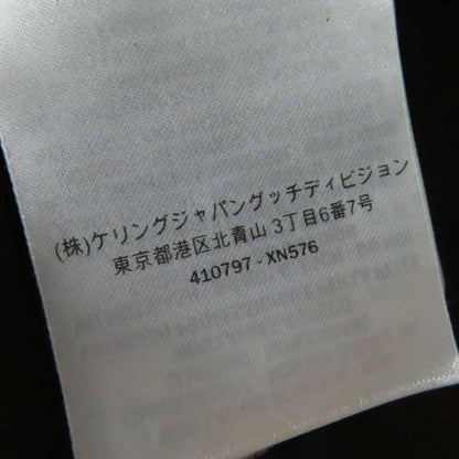 Gucci 410797 Lamb Leather 100% Silk Lining Horsebit Skirt Brown Gold Hardware