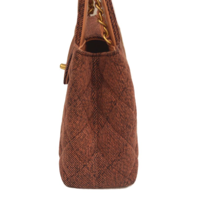 Chanel As4416 Pink Denim Mini Shopping 2WAY Mini Hand Shoulder Bag Pink Women