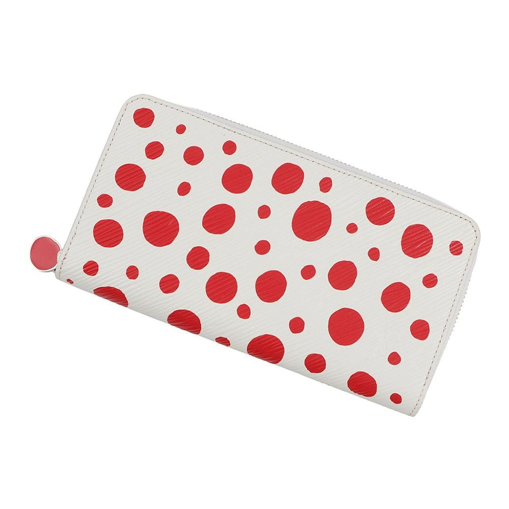Louis Vuitton Wallet Epi Infinity Dot LV YK Zippy Yayoi Red White